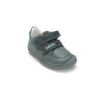 D.D.Step pantofi baieti Barefoot 28-33 Emerald cu cusaturi
