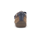 D.D.Step pantofi baieti Barefoot 28-33 Chocolate cu cusaturi