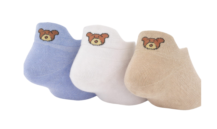 Noviti sosete baieti pana la glezna cu ursulet 15-26 -1 pereche Imagine principală a produsului