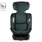 Chipolino scaun auto Hypnotic Plus I-Size 40-150 cm cu Isofix si sezut rotativ Green