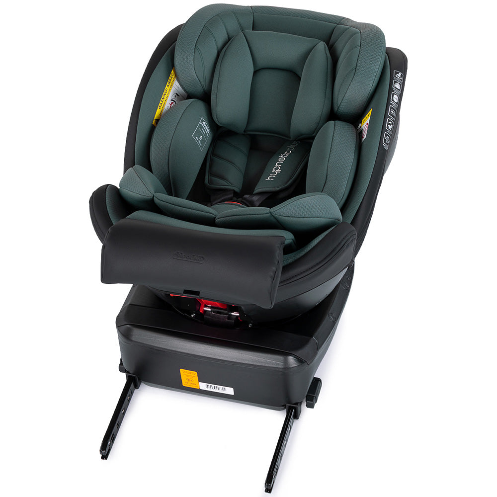 Chipolino scaun auto Hypnotic Plus I-Size 40-150 cm cu Isofix si sezut rotativ Green