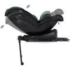 Chipolino scaun auto Hypnotic Plus I-Size 40-150 cm cu Isofix si sezut rotativ Green