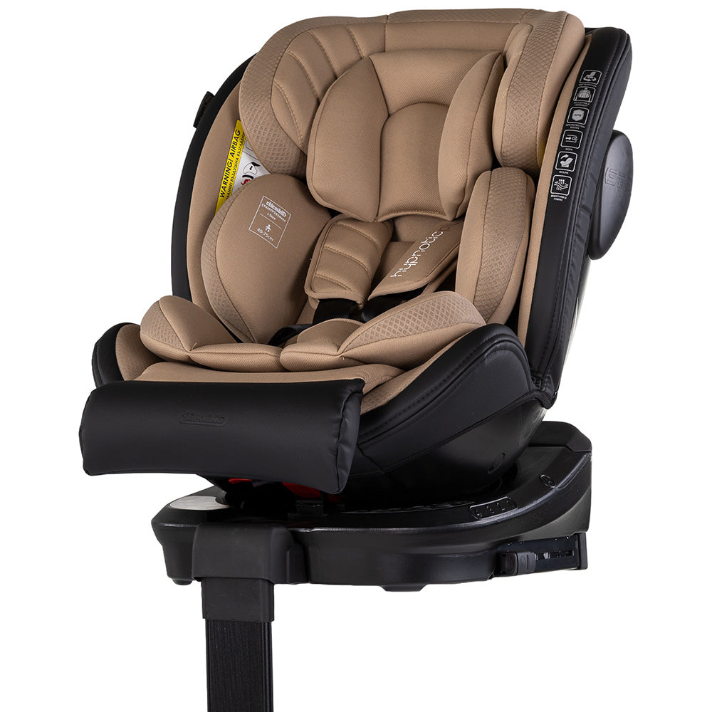 Chipolino scaun auto Hypnotic Plus I-Size 40-150 cm cu Isofix si sezut rotativ Latte Imagine principală a produsului