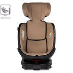 Chipolino scaun auto Hypnotic Plus I-Size 40-150 cm cu Isofix si sezut rotativ Latte