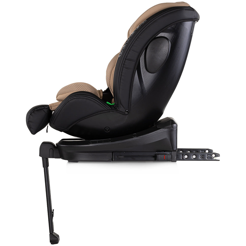 Chipolino scaun auto Hypnotic Plus I-Size 40-150 cm cu Isofix si sezut rotativ Latte