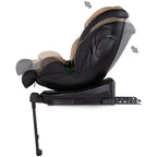 Chipolino scaun auto Hypnotic Plus I-Size 40-150 cm cu Isofix si sezut rotativ Latte