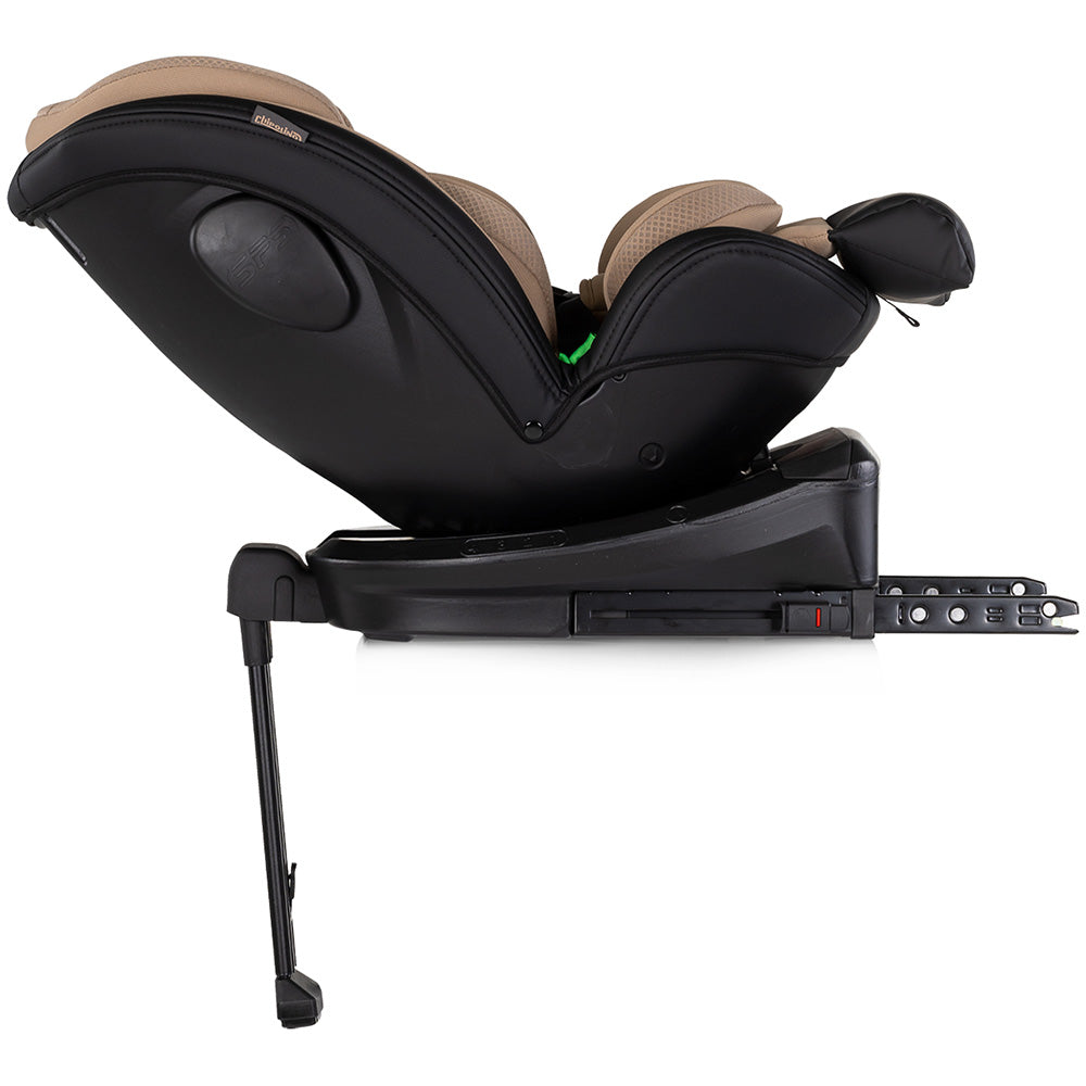 Chipolino scaun auto Hypnotic Plus I-Size 40-150 cm cu Isofix si sezut rotativ Latte
