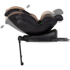 Chipolino scaun auto Hypnotic Plus I-Size 40-150 cm cu Isofix si sezut rotativ Latte