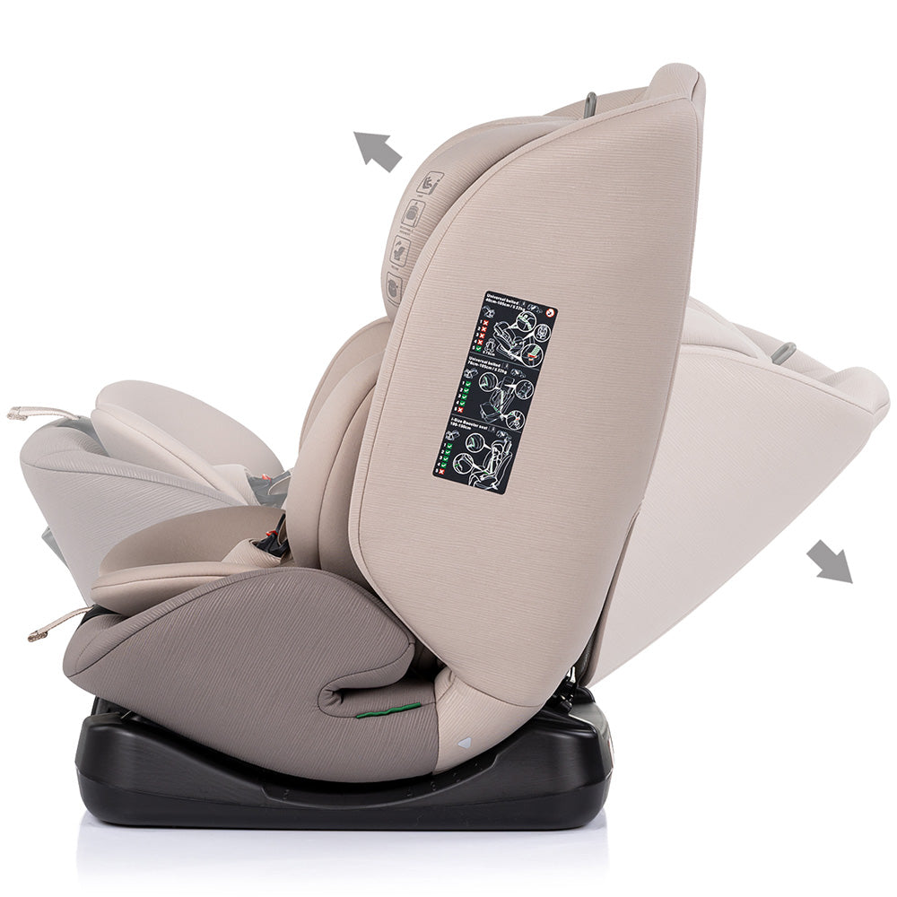 Chipolino scaun auto Mondial I-Size 40-150 cm Latte
