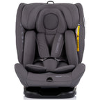 Chipolino scaun auto Techno iGrow I-Size 40-150 cm cu Isofix si sezut rotativ Charcoal