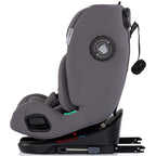 Chipolino scaun auto Techno iGrow I-Size 40-150 cm cu Isofix si sezut rotativ Charcoal