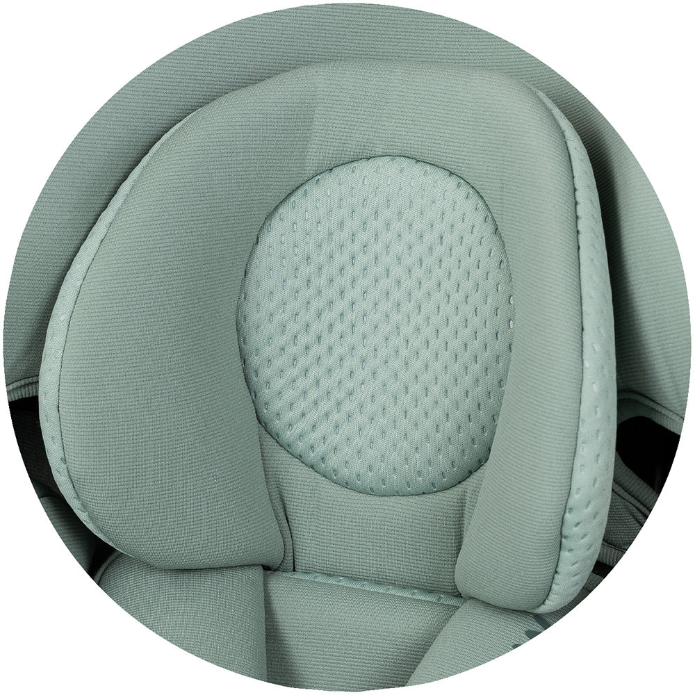 Chipolino scaun auto Techno iGrow I-Size 40-150 cm cu Isofix si sezut rotativ Matcha