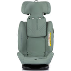 Chipolino scaun auto Techno iGrow I-Size 40-150 cm cu Isofix si sezut rotativ Matcha