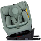Chipolino scaun auto Techno iGrow I-Size 40-150 cm cu Isofix si sezut rotativ Matcha