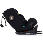 Chipolino scaun auto Techno iGrow I-Size 40-150 cm cu Isofix si sezut rotativ Noir