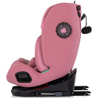 Chipolino scaun auto Techno iGrow I-Size 40-150 cm cu Isofix si sezut rotativ Powder pink