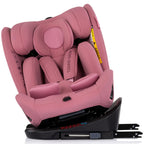 Chipolino scaun auto Techno iGrow I-Size 40-150 cm cu Isofix si sezut rotativ Powder pink