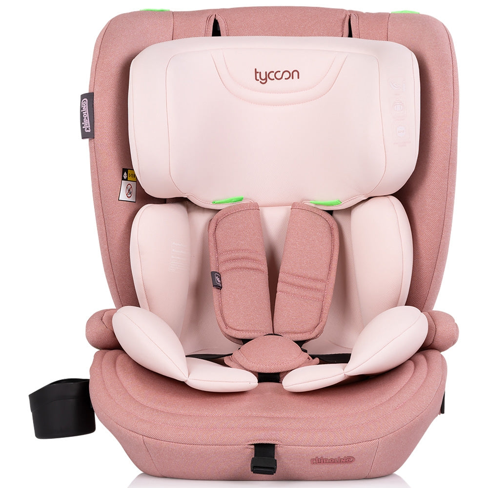 Chipolino scaun auto Tycoon I-Size 76-150 cm Pink marshmallow Imagine secundară a produsului