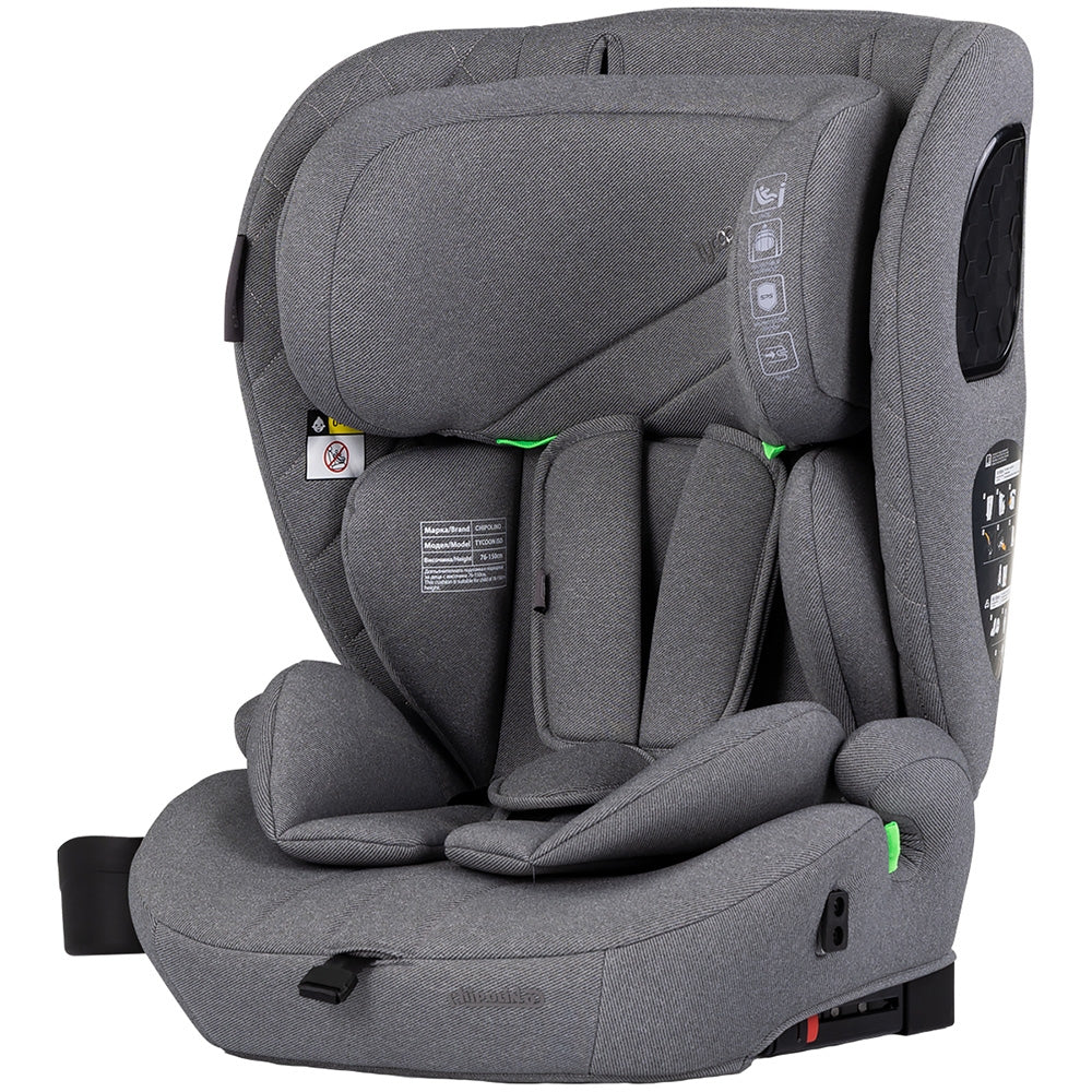 Chipolino scaun auto Tycoon Iso I-Size 76-150 cm cu Isofix Cloud