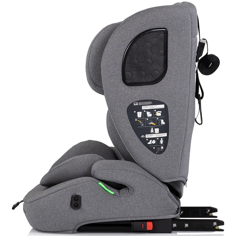 Chipolino scaun auto Tycoon Iso I-Size 76-150 cm cu Isofix Cloud Imagine secundară a produsului