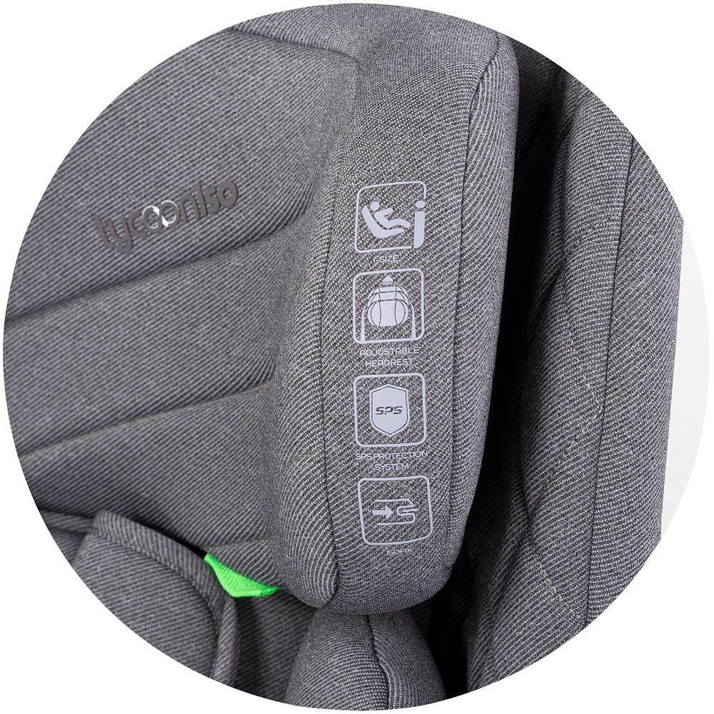 Chipolino scaun auto Tycoon Iso I-Size 76-150 cm cu Isofix Cloud