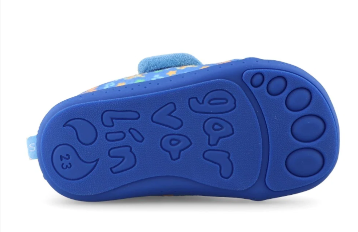 Garvalin By Biomecanics pantofi baieti de interior 20-26 Mat Blue Bluey