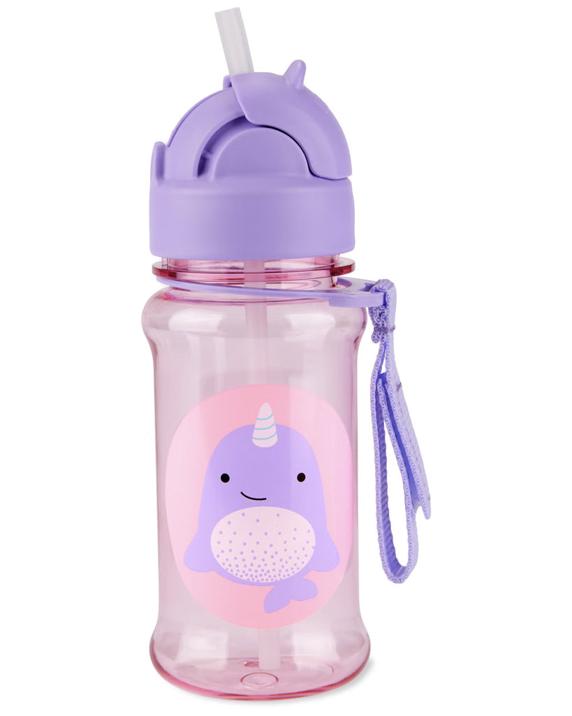 Skip Hop sticla cu pai Zoo 355 ml din tritan 12m+ Balena Imagine principală a produsului