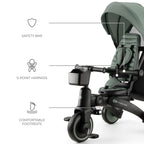 Kinderkraft tricicleta JAZZ 2 pentru 9m+ Green