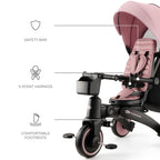 Kinderkraft tricicleta JAZZ 2 pentru 9m+ Pink