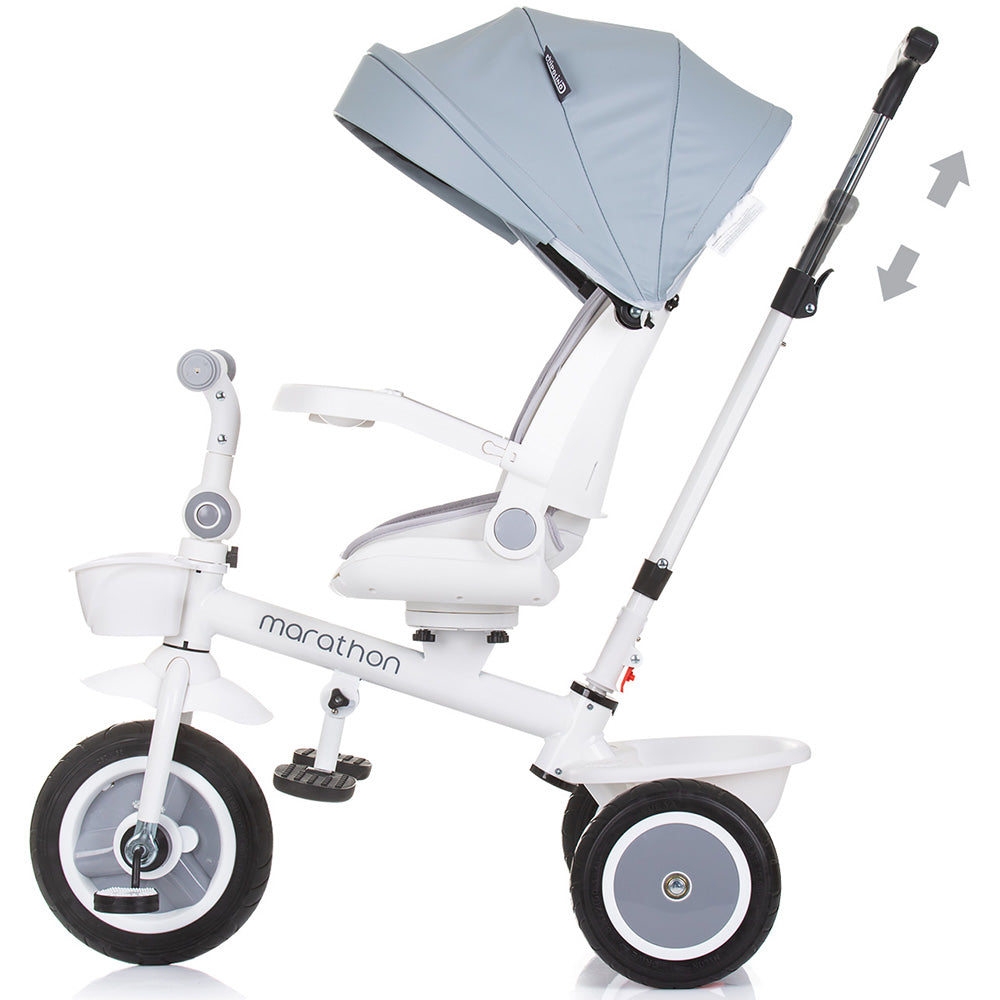 Chipolino tricicleta Marathon 1-3 ani Ash grey