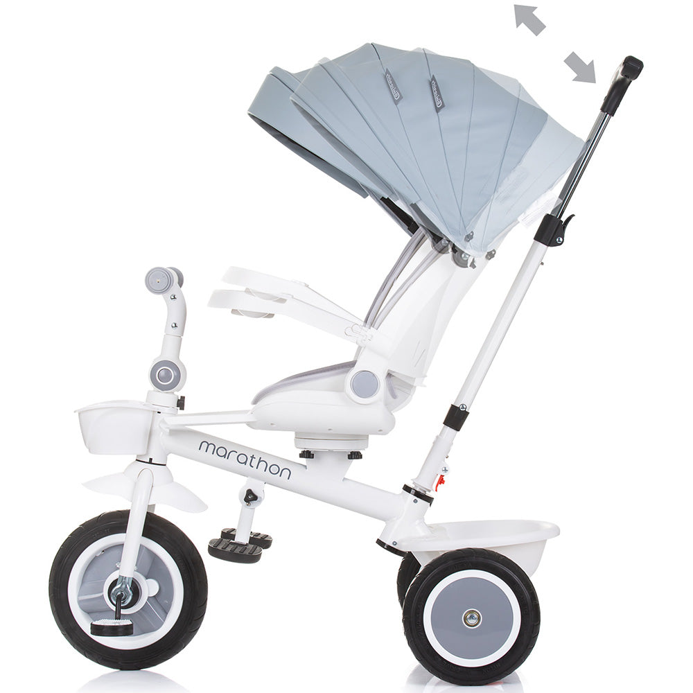 Chipolino tricicleta Marathon 1-3 ani Ash grey