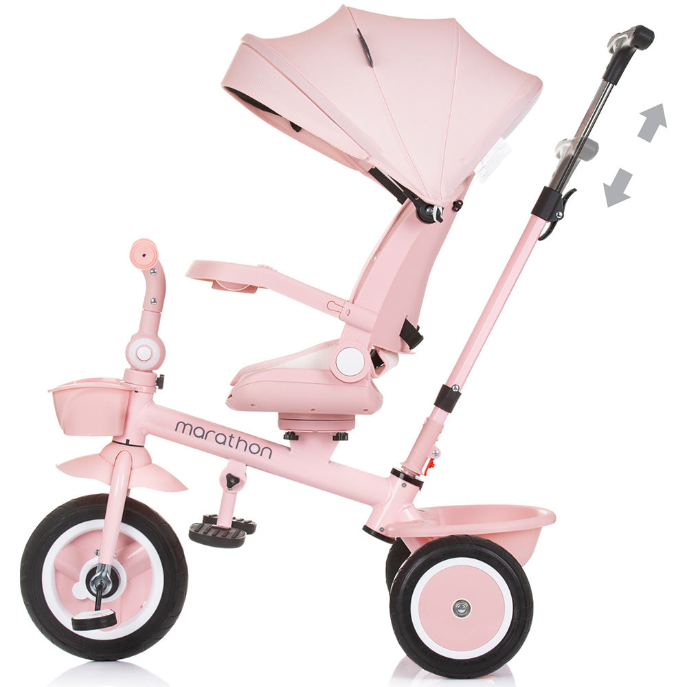 Chipolino tricicleta Marathon 1-3 ani Flamingo