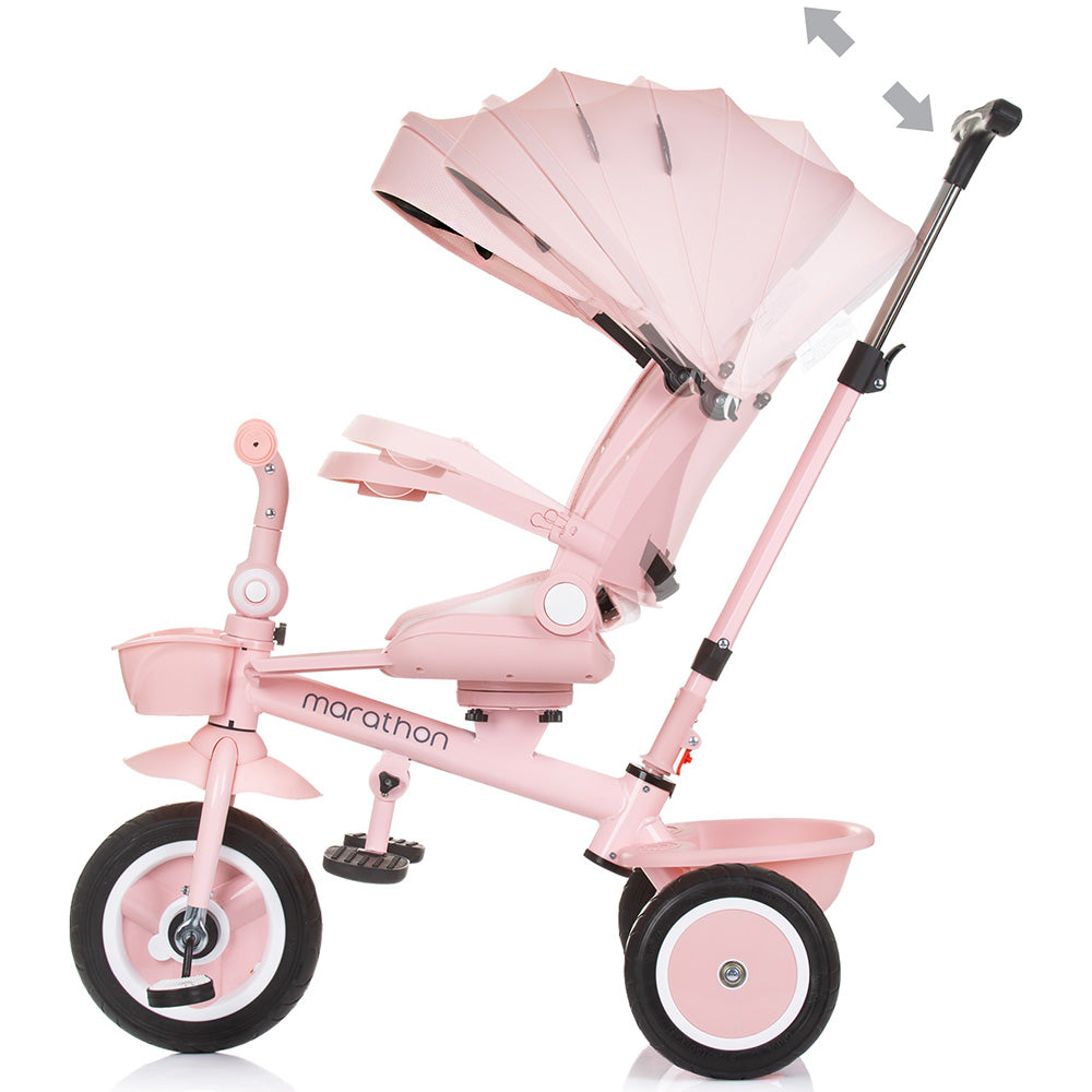 Chipolino tricicleta Marathon 1-3 ani Flamingo