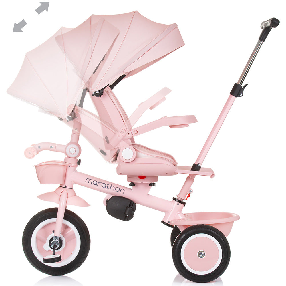 Chipolino tricicleta Marathon 1-3 ani Flamingo