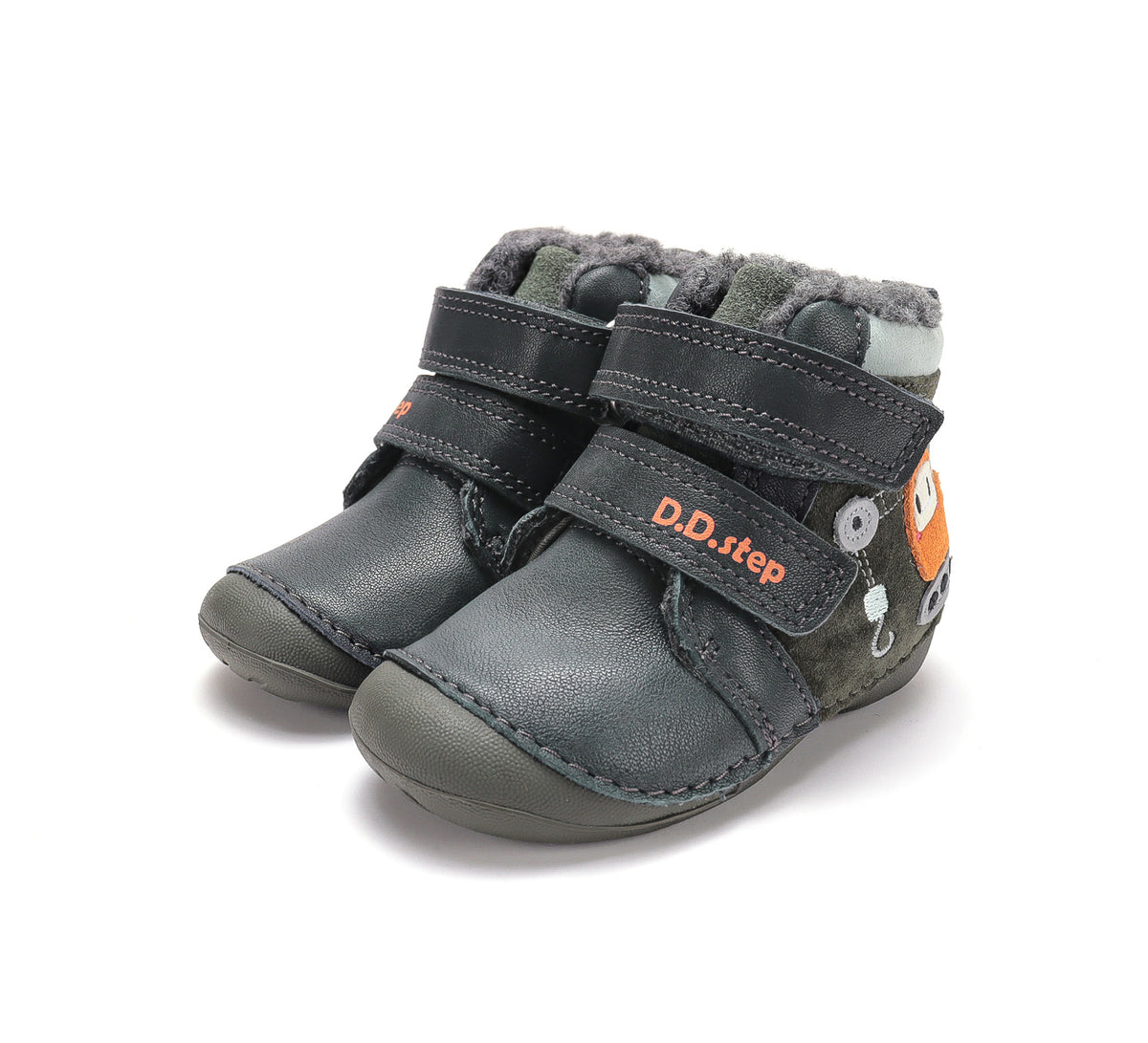 D.D.Step ghete baieti imblanite Primii Pasi 19-24 Emerald cu Excavator Imagine principală a produsului