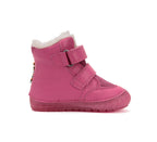 D.D.Step ghete fete imblanite cu talpa fluorescenta 19-24 Pink cu girafa