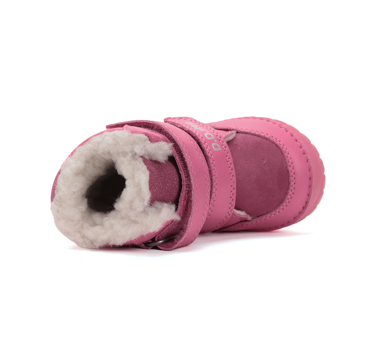 D.D.Step ghete fete imblanite cu talpa fluorescenta 19-24 Pink cu girafa