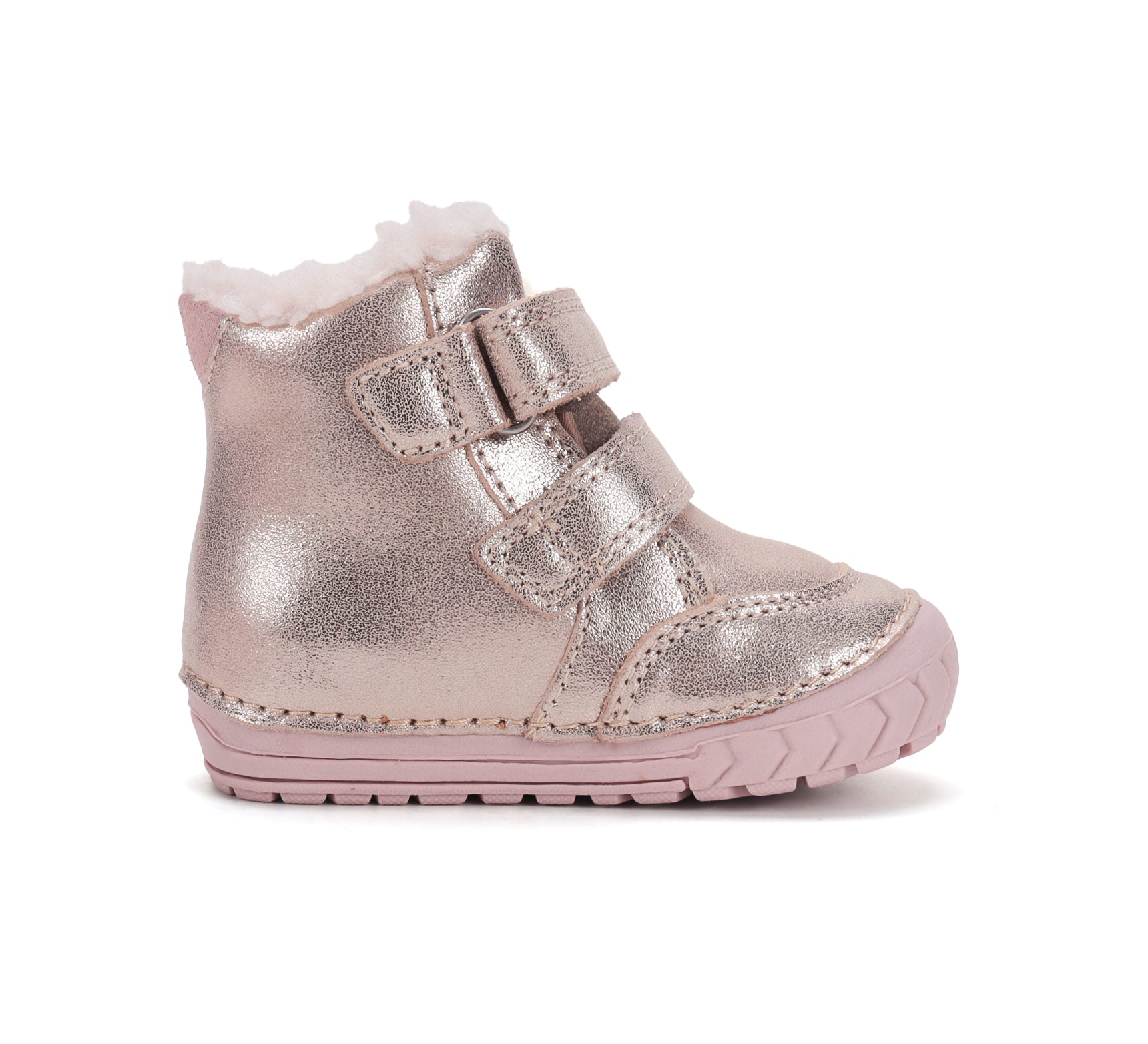 D.D.Step ghete fete imblanite 19-24 Champagne cu casuta cipercuta