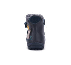 D.D.Step ghete baieti imblanite 19-24 Royal Blue cu ursulet