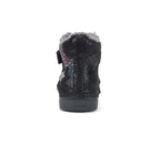 D.D.Step ghete fete imblanite cu LED 25-30 Black cu stelute