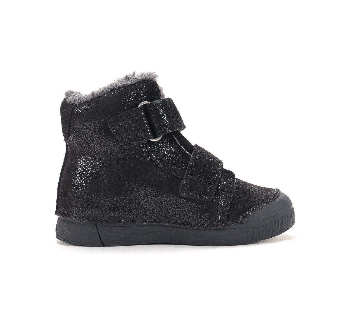 D.D.Step ghete fete imblanite cu LED 25-30 Black cu stelute