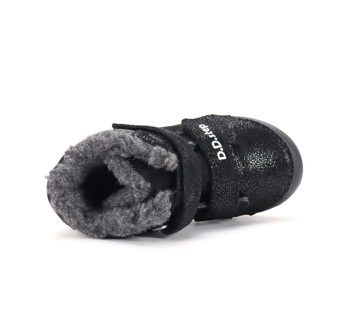 D.D.Step ghete fete imblanite cu LED 25-30 Black cu stelute