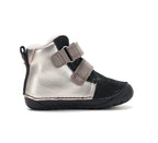 D.D.Step ghete fete Barefoot imblanite 20-25 Champagne cu ingeras