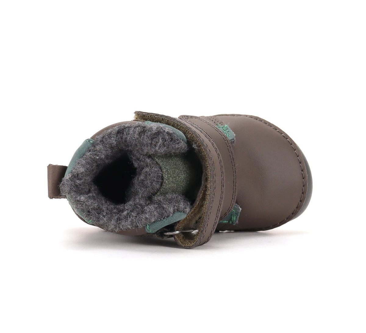 D.D.Step ghete baieti Barefoot imblanite 20-25 Chocolate cu norisor