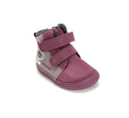 D.D.Step ghete fete Barefoot imblanite 20-25 Marine grey cu norisor