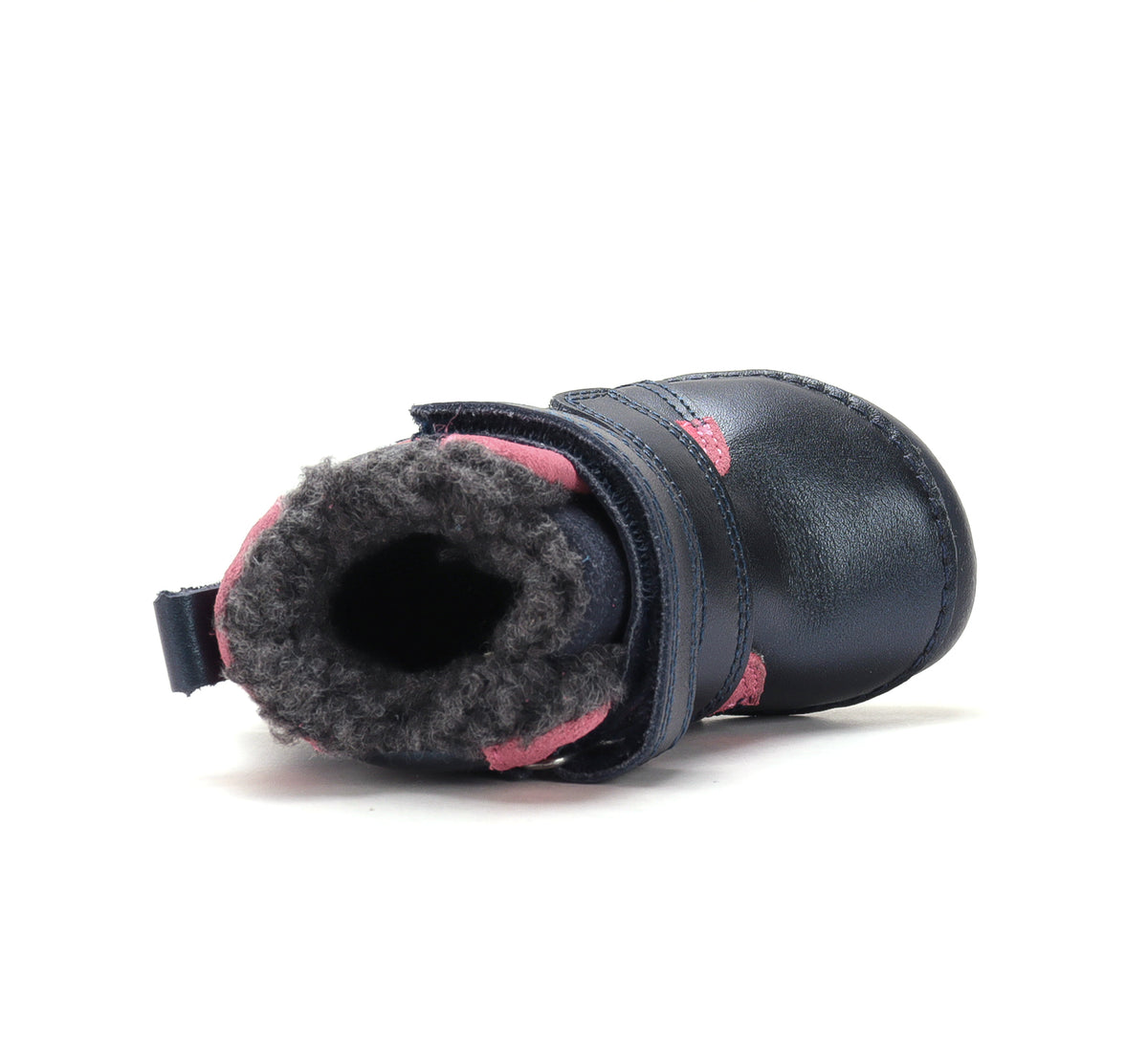 D.D.Step ghete fete Barefoot imblanite 20-25 Cobalt cu norisor