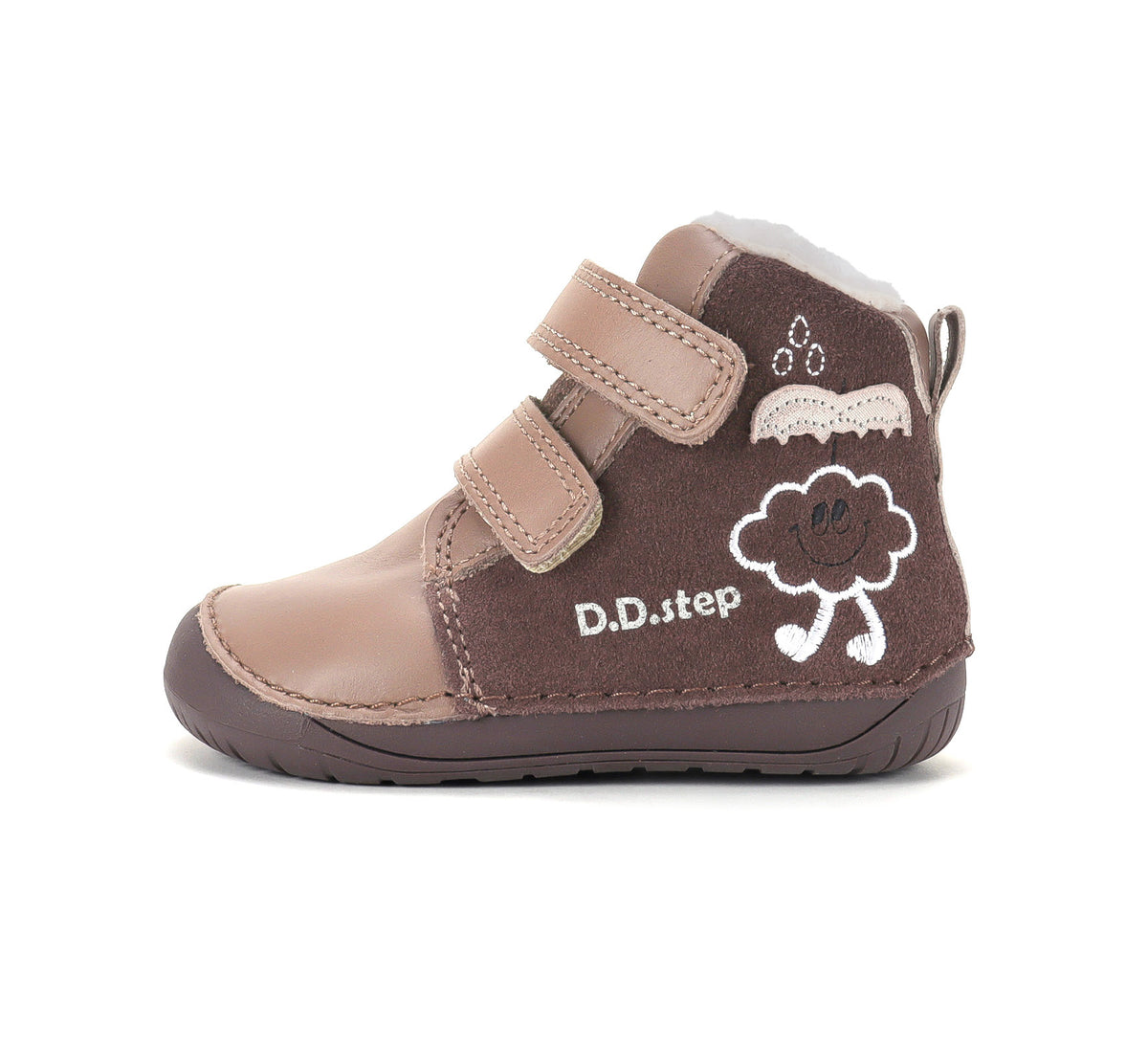 D.D.Step ghete fete Barefoot imblanite 20-25 Grape cu norisor
