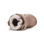D.D.Step ghete fete Barefoot imblanite 20-25 Grape cu norisor