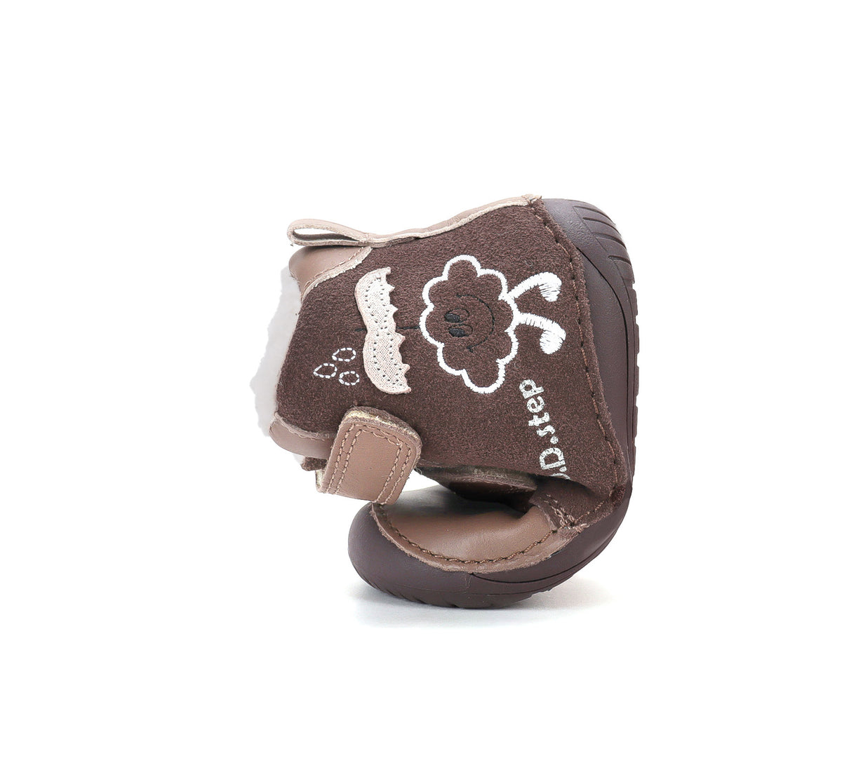 D.D.Step ghete fete Barefoot imblanite 20-25 Grape cu norisor