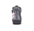 D.D.Step ghete fete imblanite 20-25 Metallic Grey cu unicorn